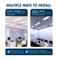 SL - 1200x300 LED Panel - Infographics - Multiple Ways To Install