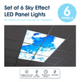SL - PAN-SKY-6 - Infographics - Set of 6 Sky Effect LED Panel Lights 