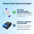 SL - PAN-SKY-6 - Infographics - Flicker-Free LED Driver Included