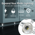 Simple Lighting - PL-MD-4000k - Infographics - Expand Your Plinth Lighting