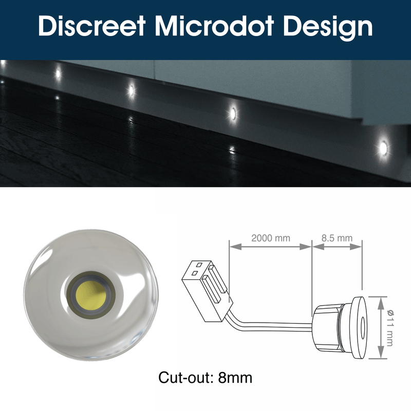 Simple Lighting - PL-MD-4000k - Infographics - Discreet Microdot Design