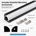 Simple Lighting - PRO-COR-B1-15MM-2M - Infographics - Includes Essential Mounting Accessories