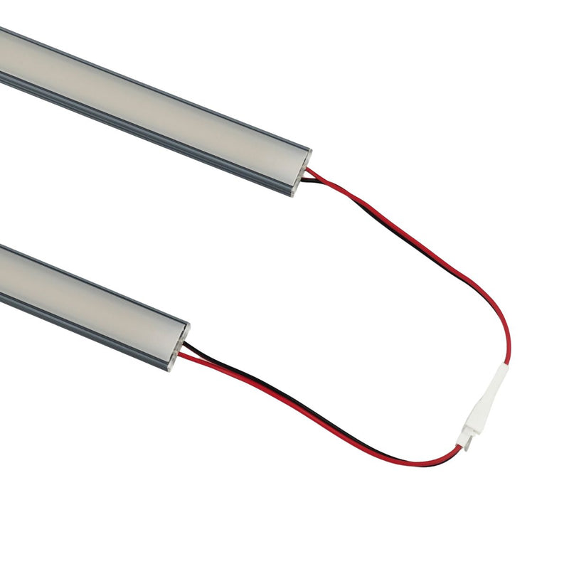 Simple Lighting - Lighteez Joining Cable - Two LED profiles linked together using a joining cable attached to both ends.