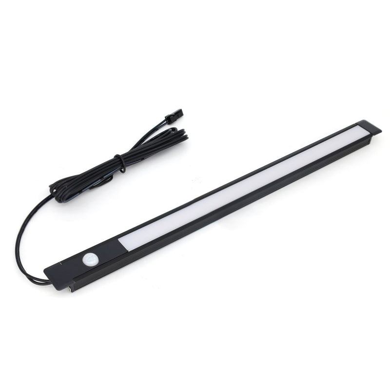 Simple Lighting - Lighteez 2m Recessed LED Profile - The recessed profile with the sensor and cable attached.