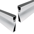 Simple Lighting - PRO-SKIRT-S-2M - Pack of 2 silver finish skirting aluminium LED profile