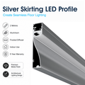 Simple Lighting -  PRO-SKIRT-S-2M - Infographics - Silver Skirting LED Profile