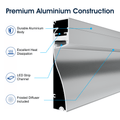 Simple Lighting -  PRO-SKIRT-S-2M - Infographics - Premium Aluminium Construction