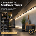 Simple Lighting - PRO-SUR-B1-7MM-2M - Infographics - A Sleek Finish for Modern Interiors