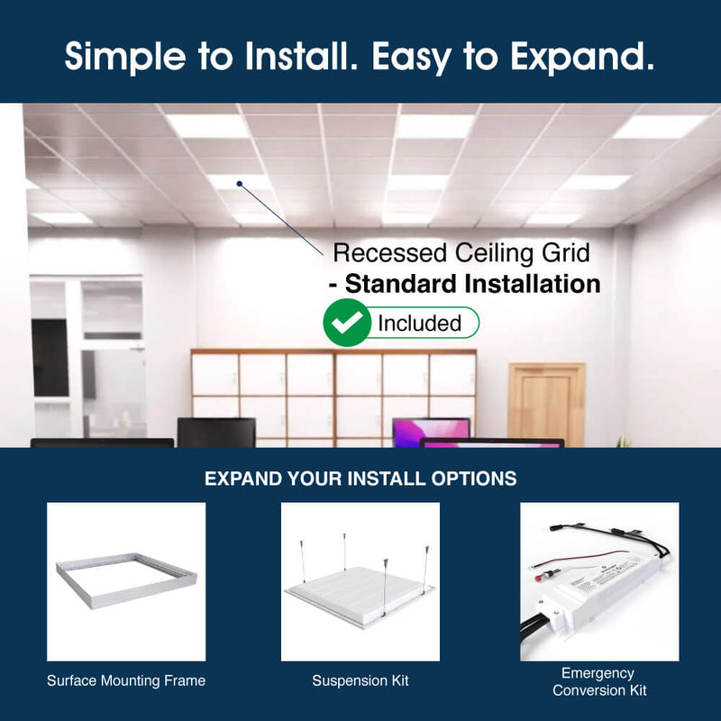 SL - PAN-6060-CCT-DALI - Infographics - Simple to Install. Easy to Expand