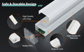 1 x Hexagon LED Light Kit - Cool White, White Finish