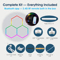 Lighteez - LTZ-HEX-3S-RGB - Infographics - Complete Kit - Everything Included