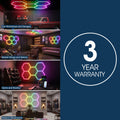 Lighteez - LTZ-HEX-3S-RGB - Infographics - 3 Year Warranty