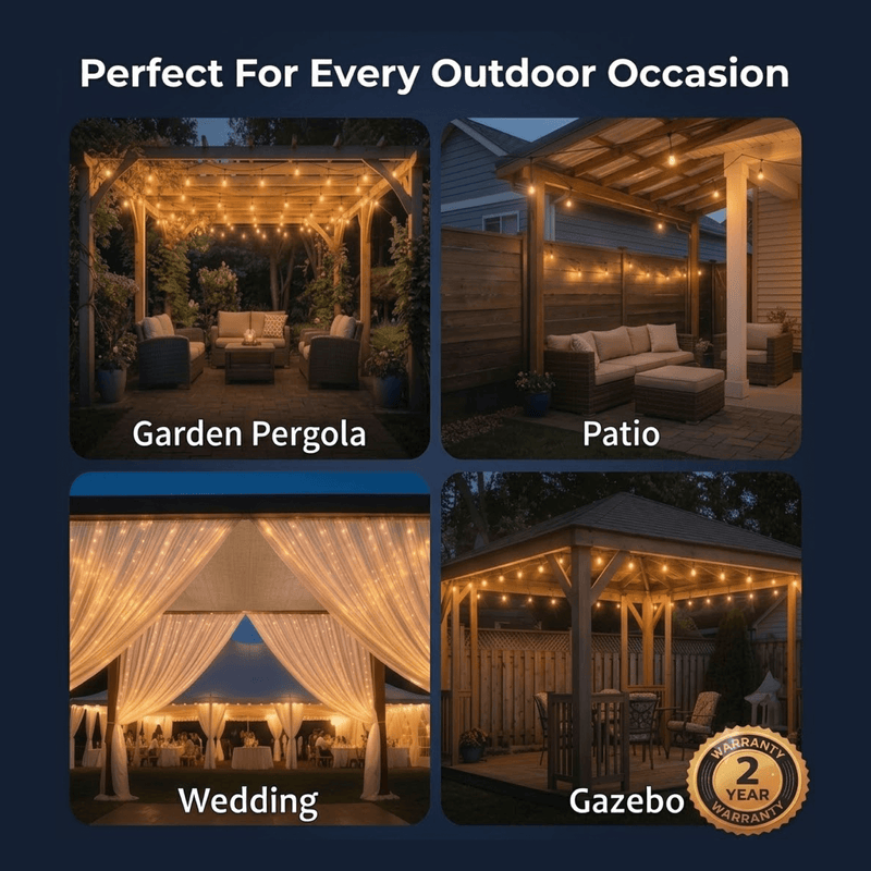 Simple Lighting - S17286 - Infographics - Perfect for Every Outdoor Occasion 