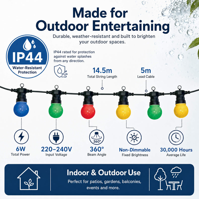 Simple Lighting - S8894 - Infographics - Made for Outdoor Entertaining