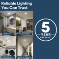 Simple Lighting - SEN-IR-W41 - Infographics - 5 Year Warranty