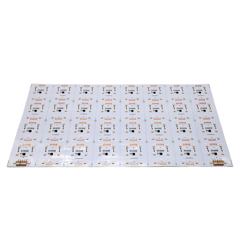 Simple Lighting - LED Sheet - A bare LED sheet on a white surface.