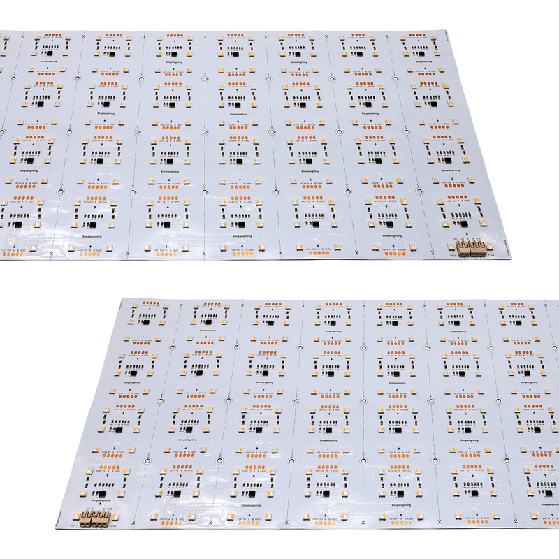 Simple Lighting - LED Sheet - Two LED sheets side by side on a white surface.