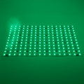 Simple Lighting - LED Sheet - The LED sheet with a green glow.