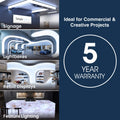 Simple Lighting - SH-512-64 - Infographics - 5 Year Warranty
