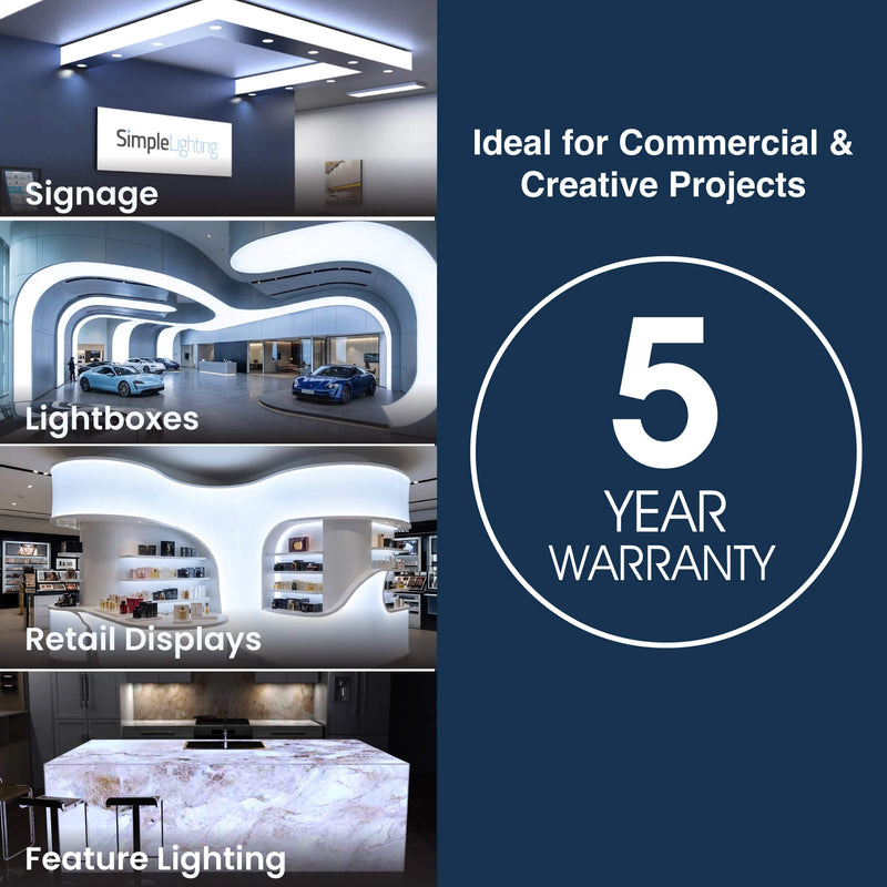 Simple Lighting - SH-512-64 - Infographics - 5 Year Warranty