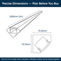 SL - SLGCOR2M - Infographics - Precise Dimensions  - Plan Before You Buy