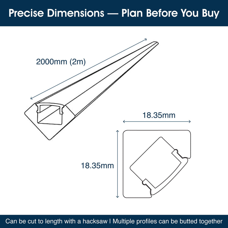 SL - SLGCOR2M - Infographics - Precise Dimensions  - Plan Before You Buy