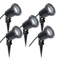 5 Pack - IP65 GU10 LED Spike Light Kit