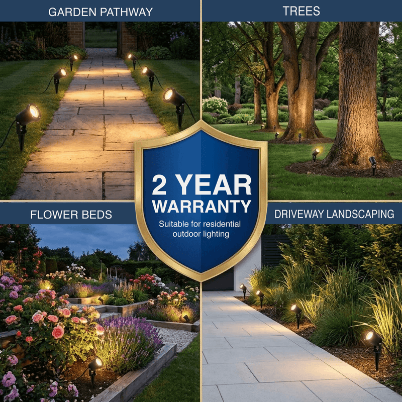 Simple Lighting - SLGSPIKE - Infographics - 2 Year Warranty