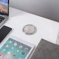 SL - Stainless Steel Pop Up Plug Socket With USB Charging & 3 x UK Plug Sockets - Pushed Down