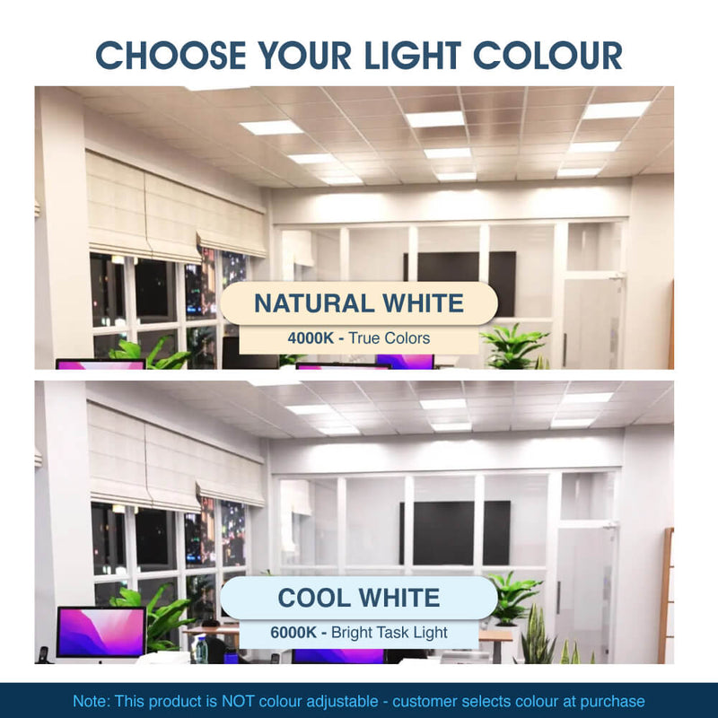 SL - 600x600 LED Panel - Infographics - Choose Your Light Colour