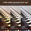 Stair Lights - Infographics - 2700K-6500K Adjustable White Light