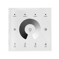 Simple Lighting - 4 Zone Touch Panel - White finish glass surface touch panel