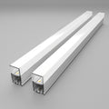 1 x Hexagon LED Light Kit - Cool White, Black Finish With Milky Covers (5 Year Warranty)