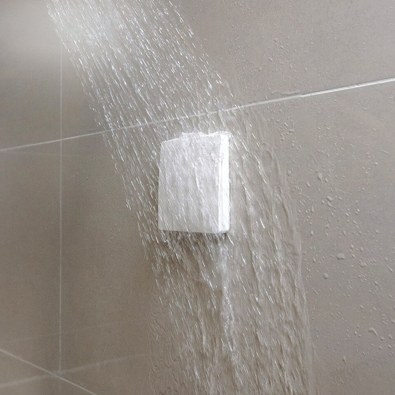 Wireless Kinetic Light Switch - 1 Gang, No Battery No Wiring, White, product being showered with water