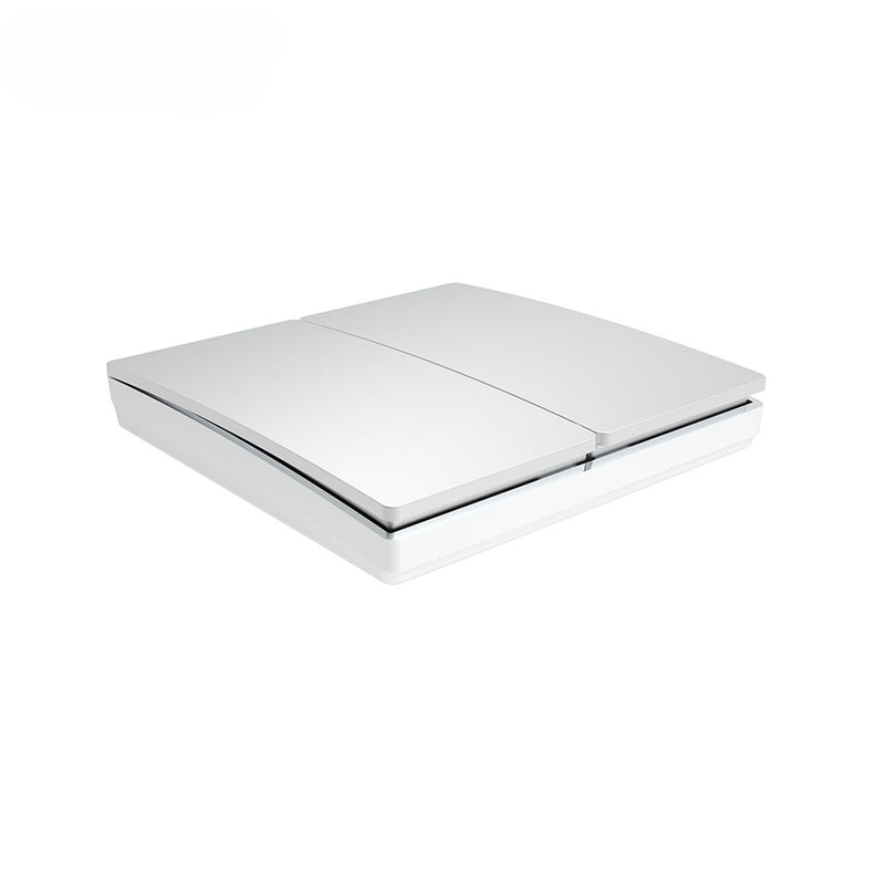 Wireless Kinetic Light Switch - 2 Gang, No Battery No Wiring, Silver (angle 1)