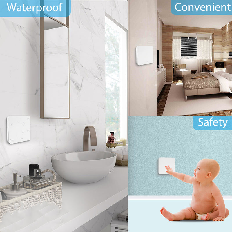 Kinetic Switch Receiver - 1.5A Dimmable WiFi, Alexa & Google Compatible (receiver in various rooms)