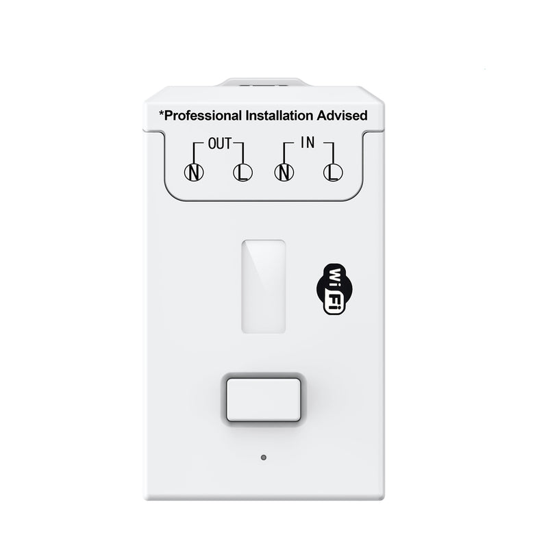 Kinetic Switch Receiver - 5A Non-Dimmable WiFi, Alexa & Google Compatible (angle 1)