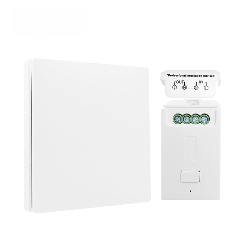 Wireless Kinetic Switch Kit - 1 Gang Switch & 5A Non-Dimmable Receiver (main)