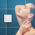 Wireless Kinetic Switch Kit - 1 Gang Switch & 1.5A Dimmable WiFi Receiver (in shower)