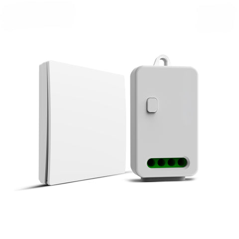Wireless Kinetic Switch Kit - 1 Gang Switch & 1.5A Non-Dimmable WiFi Receiver (main)