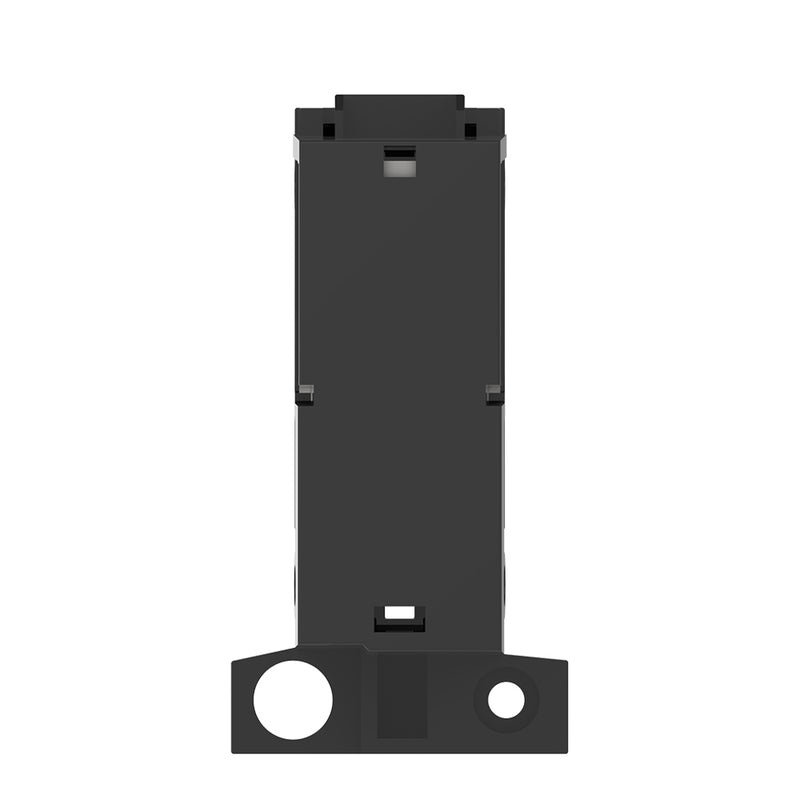 Kinetic Grid Switch - 1 Gang Wireless, Fits Standard Mini Grid Plates, Black (Angle 3)
