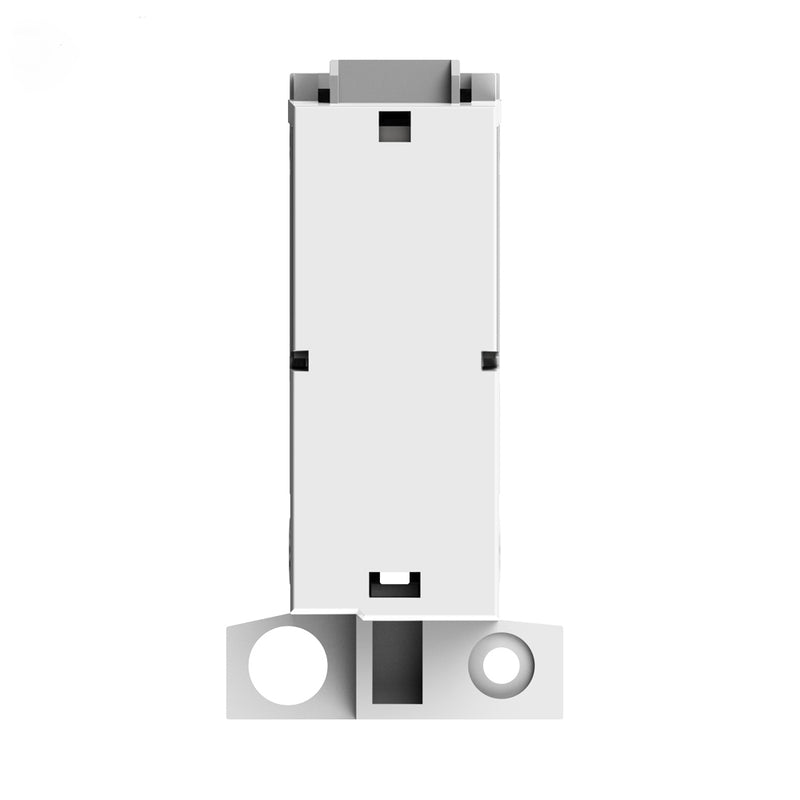 Kinetic Grid Switch - 1 Gang Wireless, Fits Standard Mini Grid Plates, White (Angle 3)