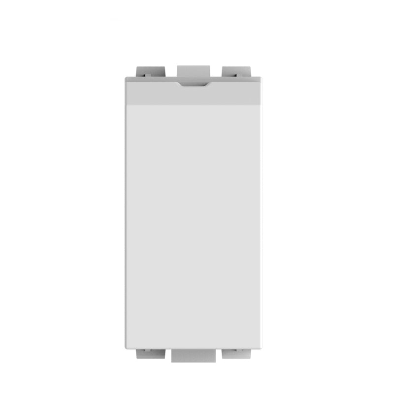 Kinetic Grid Switch - 1 Gang Wireless, Fits BG Grid Plates, White (angle 2)