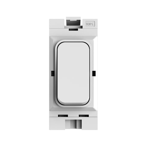 Kinetic Grid Switch - 1 Gang Wireless, Fits Hager Grid Plates, White (main)