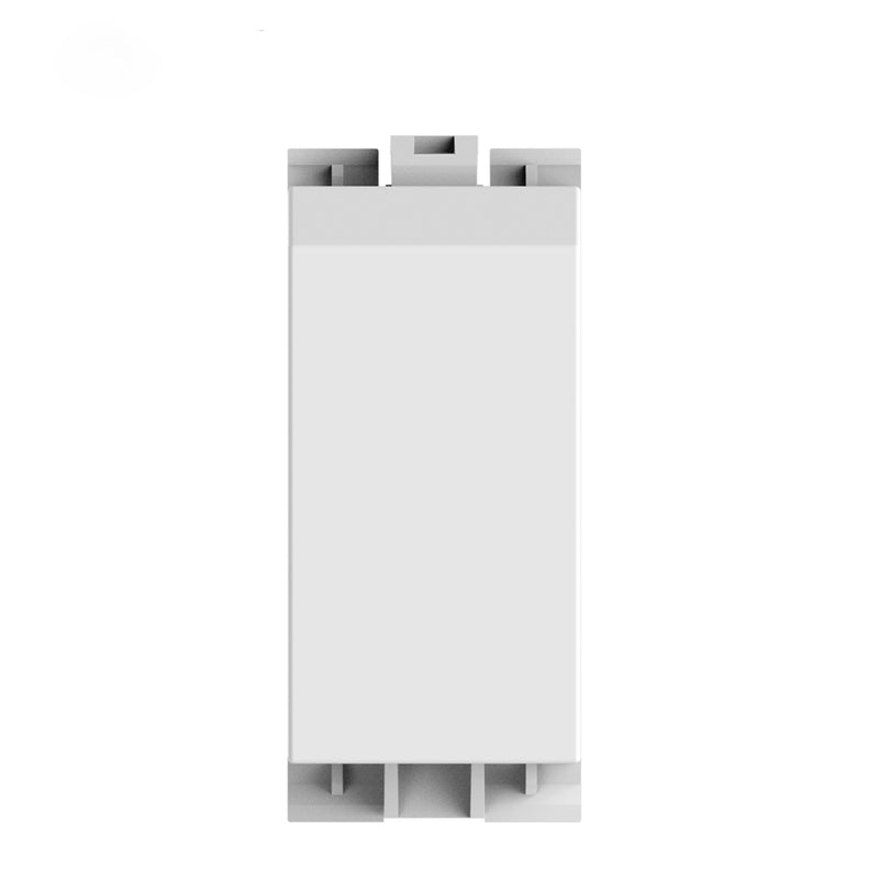 Kinetic Grid Switch - 1 Gang Wireless, Fits Hager Grid Plates, White (angle 2)