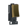 Kinetic Grid Switch - 1 Gang Wireless, Fits Standard Mini Grid Plates, Antique Brass (Main)