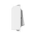 Kinetic Grid Switch - 1 Gang Wireless, Fits Knightsbridge Grid Plates, White (angle 1)