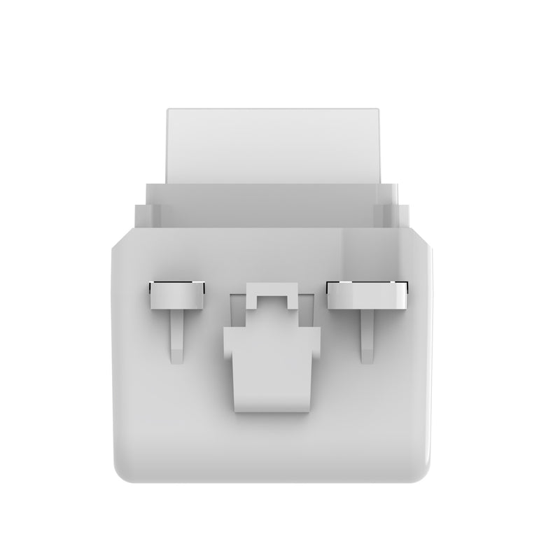 Kinetic Grid Switch - 1 Gang Wireless, Polar White PRO Range (Angle 2)
