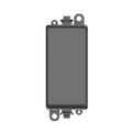Kinetic Grid Switch - 1 Gang Wireless, Satin Chrome PRO Range (angle 2)