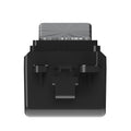 Kinetic Grid Switch - 1 Gang Wireless, Satin Chrome PRO Range (angle 1)